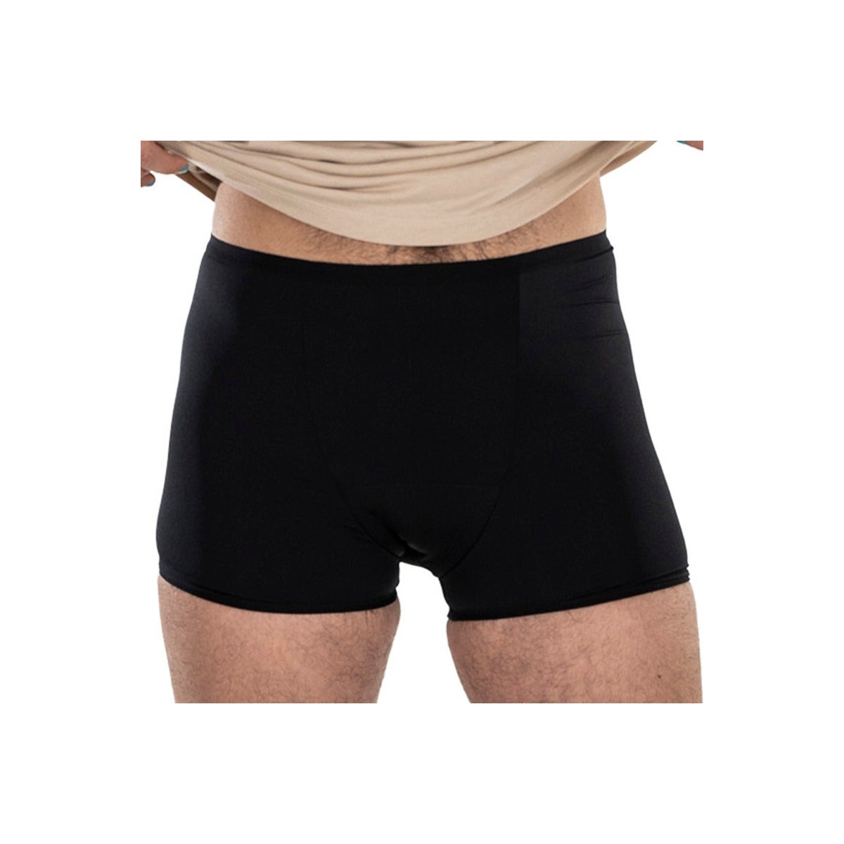 Fluyda Boxer Linea Basic Mutandina Assorbente Nero/Nero Taglia M-3