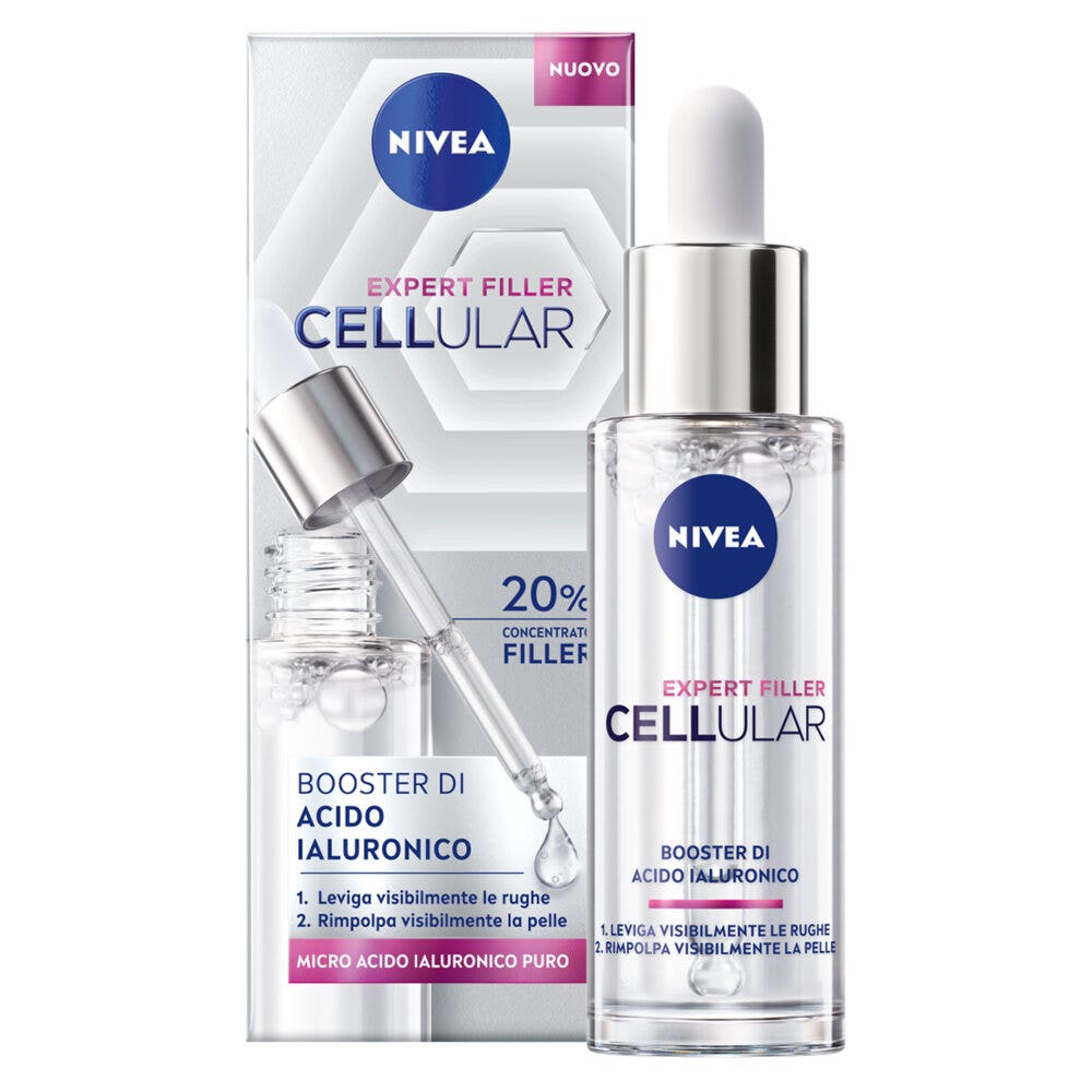 Nivea Cellular Expert Filler Booster Di Acido Ialuronico 30ml Siero Viso Acido Ialuronico Rassodante-2