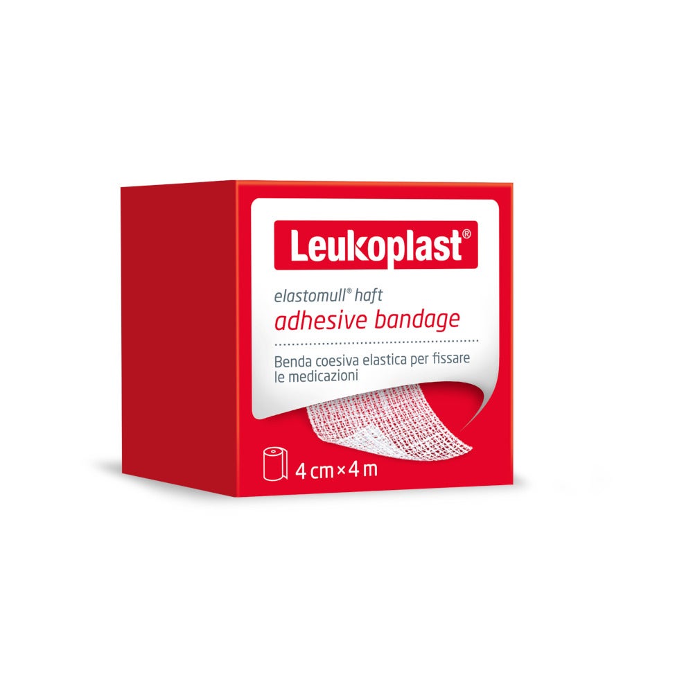 Elastomull Haft Benda 4mx4cm 1 Pezzo-4