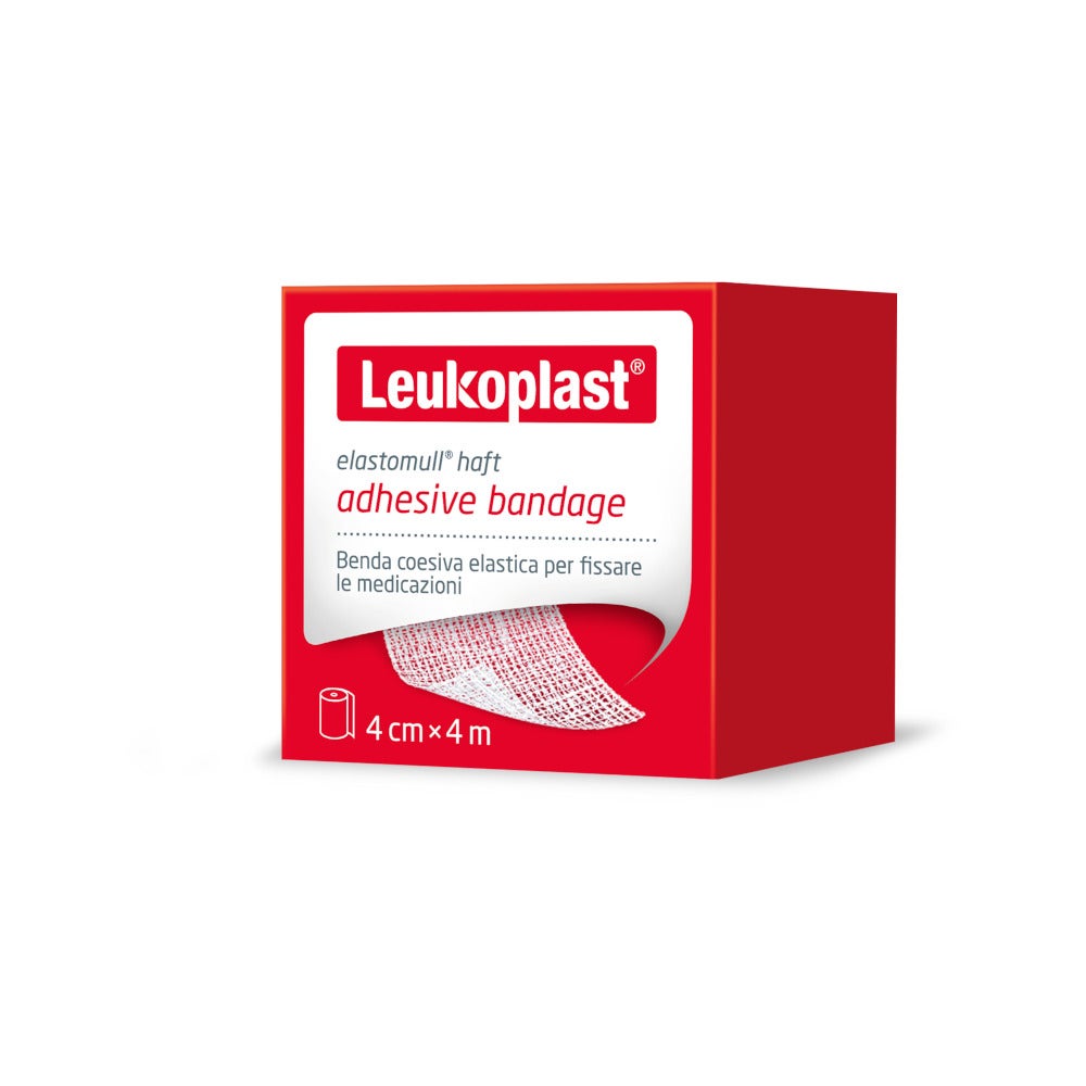 Elastomull Haft Benda 4mx4cm 1 Pezzo-5