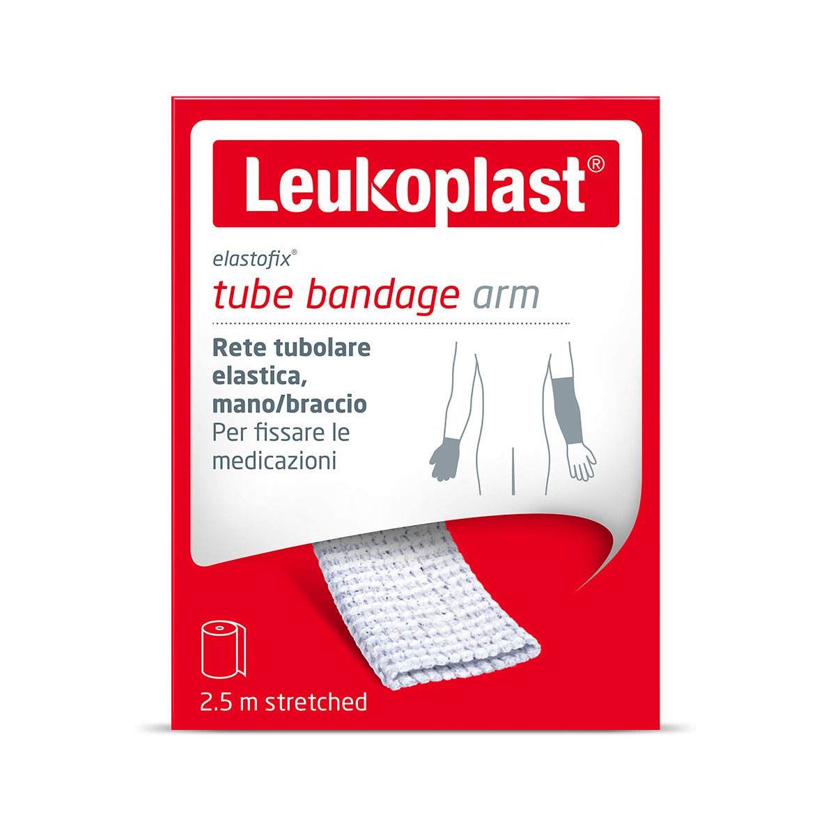 Elastofix Benda Di Fissaggio Elastica Mano/Polso/Braccio 2,5m-3