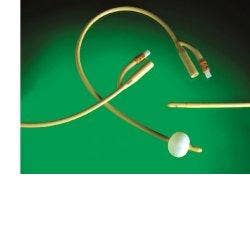 Catetere Uretrale Foley in Lattice Siliconato Ch14 per Cateterizzazione Vescicale Prodotto in Lattice Medicale e Trattato in Silicone nella Superficie Esterna-0
