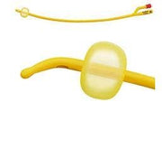 Catetere Foley a Media Permanenza Rusch Gold Plus a 3 Vie in Silkolatex Lattice-silicone per Adulto Ch22 Lunghezza 40 cm Punta Cilindrica a 2 Fori Palloncino 5-15 ml 1 Pezzo-0