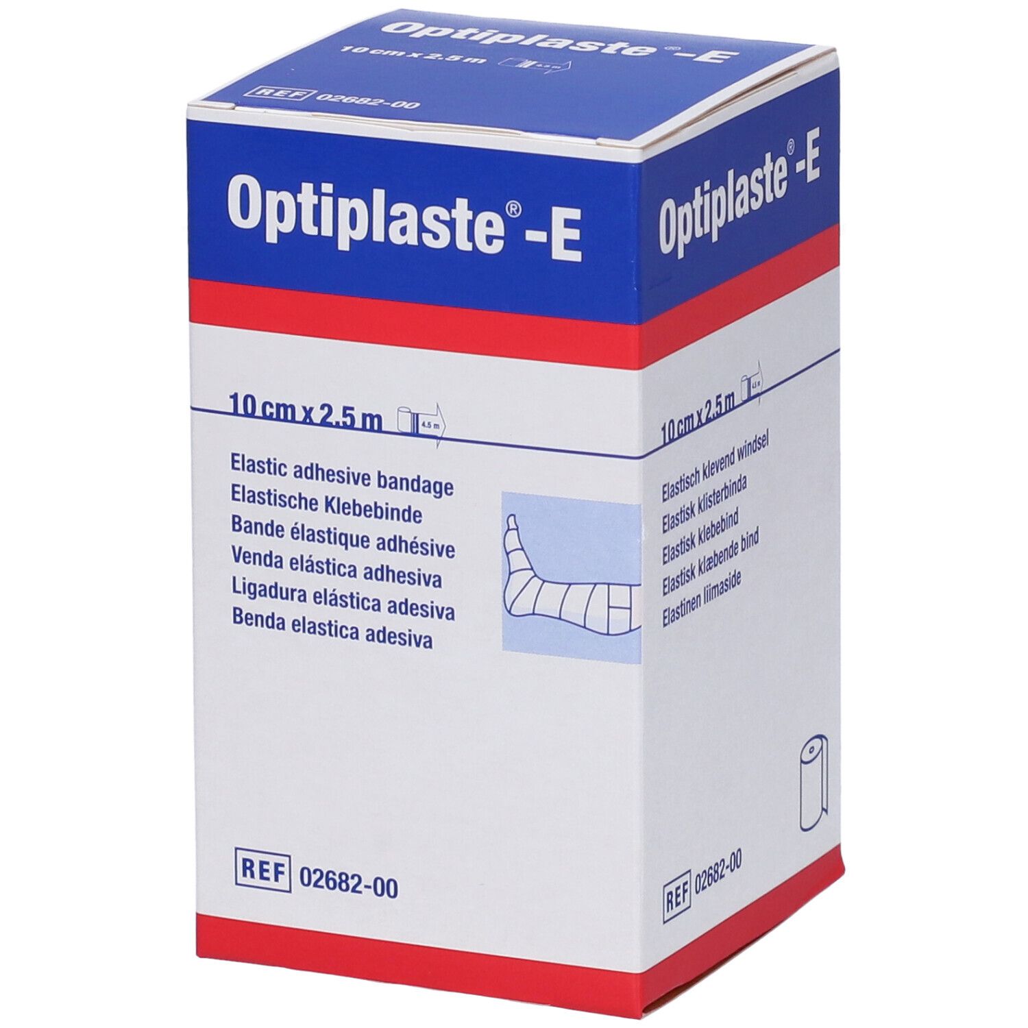 Optiplaste Benda Elastica Adesiva 10cmx2,5m