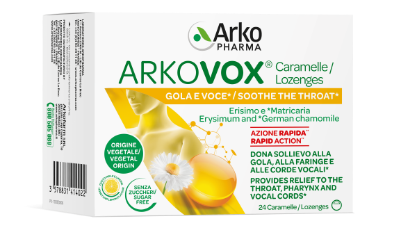 Arkopharma Arkovox Miele Limone 24 Pastiglie