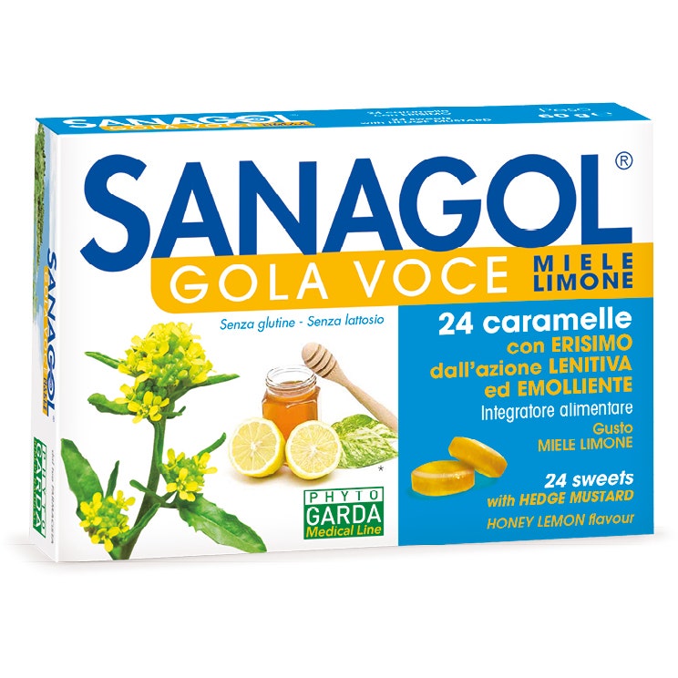 Sanagol Gola Voce Miele Limone 24 Caramelle  - 3