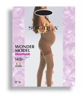 Solidea Collant Wonder Model Maman 140 Denari Sheer Colore Glace Taglia L-1