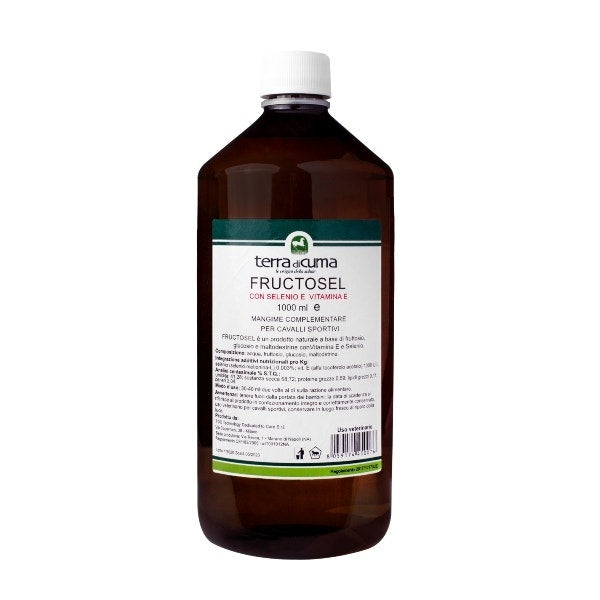 Fructosel Flacone Mangime Complementare Equini Sportivi 1000ml-2