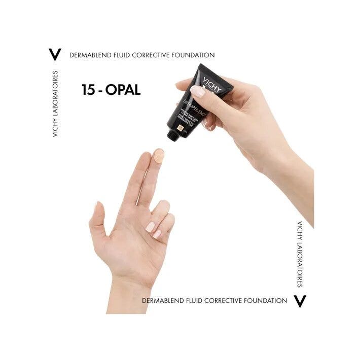 Vichy Dermablend Fondotinta Fluido Coprente Tonalità 15 30ml SPF35-24