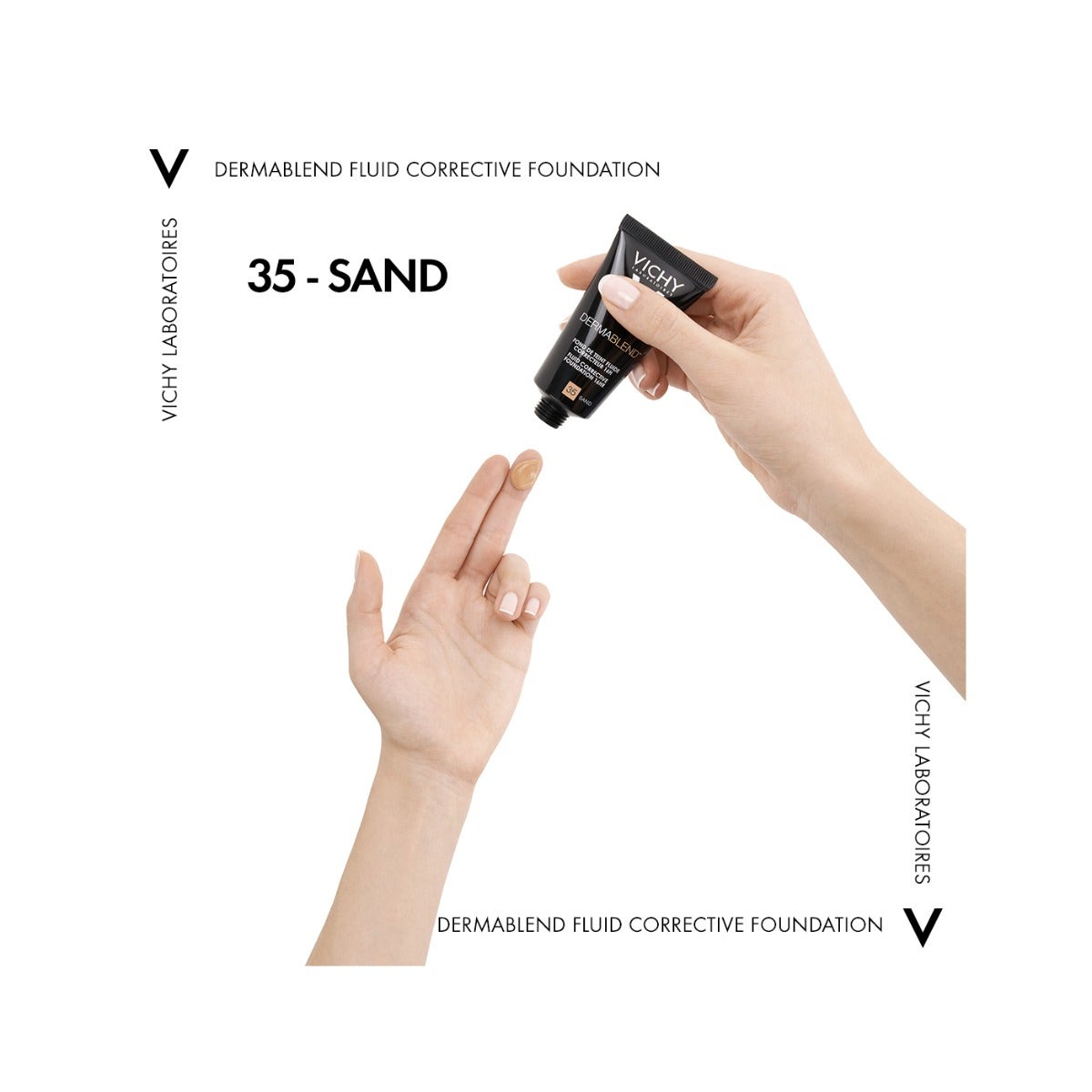 Vichy Dermablend Fondotinta Fluido Coprente Tonalità 35 30ml SPF35-15