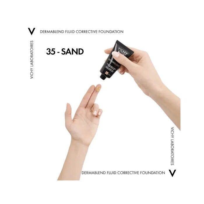 Vichy Dermablend Fondotinta Fluido Coprente Tonalità 35 30ml SPF35-24