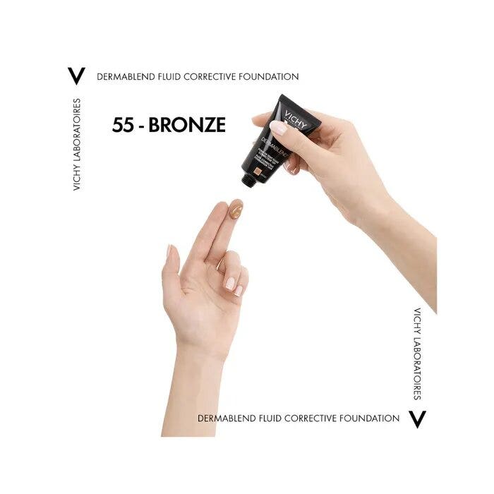 Vichy Dermablend Fondotinta Fluido Coprente Tonalità 55 30ml SPF35-23