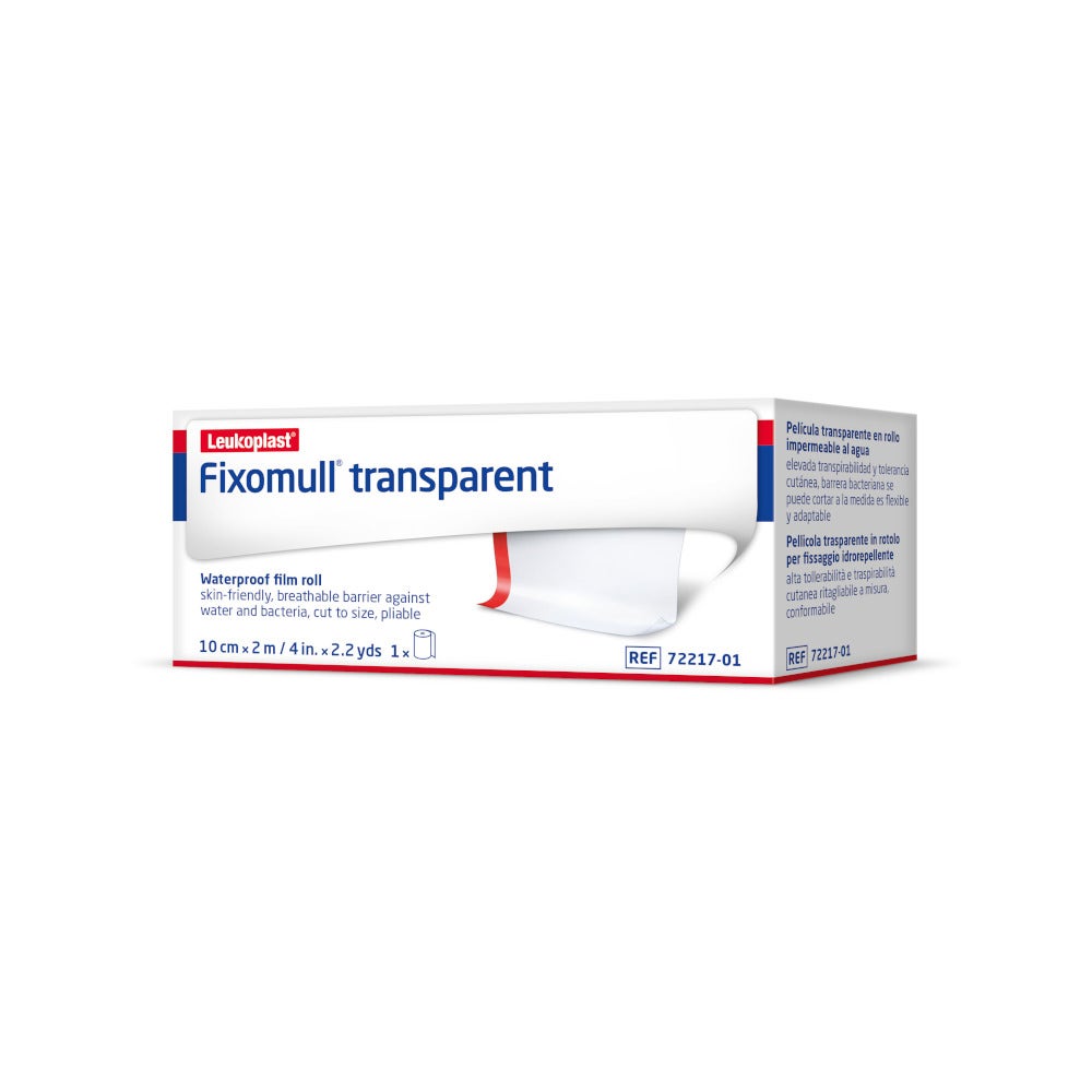 Fixomull Transparent Garza Adesiva Trasparente 2mx10cm-4