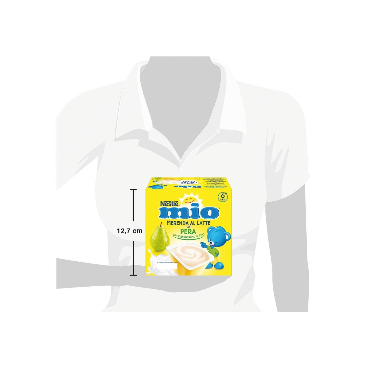 Nestlè Mio Merenda Al Latte Pera 4 Vasetti da 100g-5