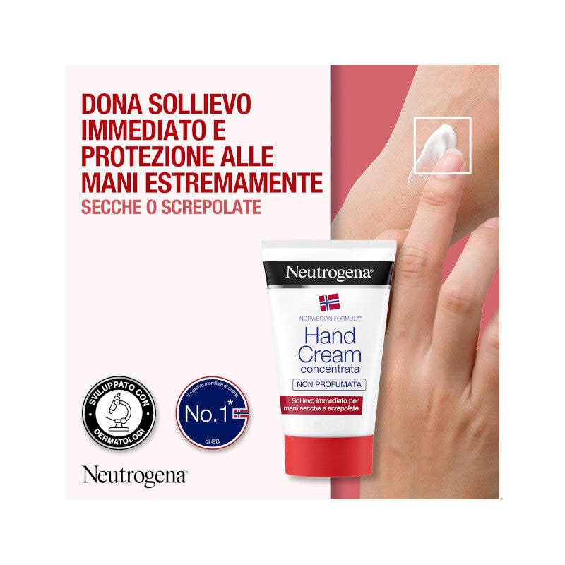 Neutrogena Crema Mani Concentrata Formula Norvegese Senza Profumazione 75ml-18
