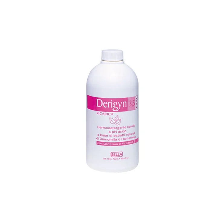 Derigyn 3,5 Fast Detergente Intimo Ricarica 500ml-2