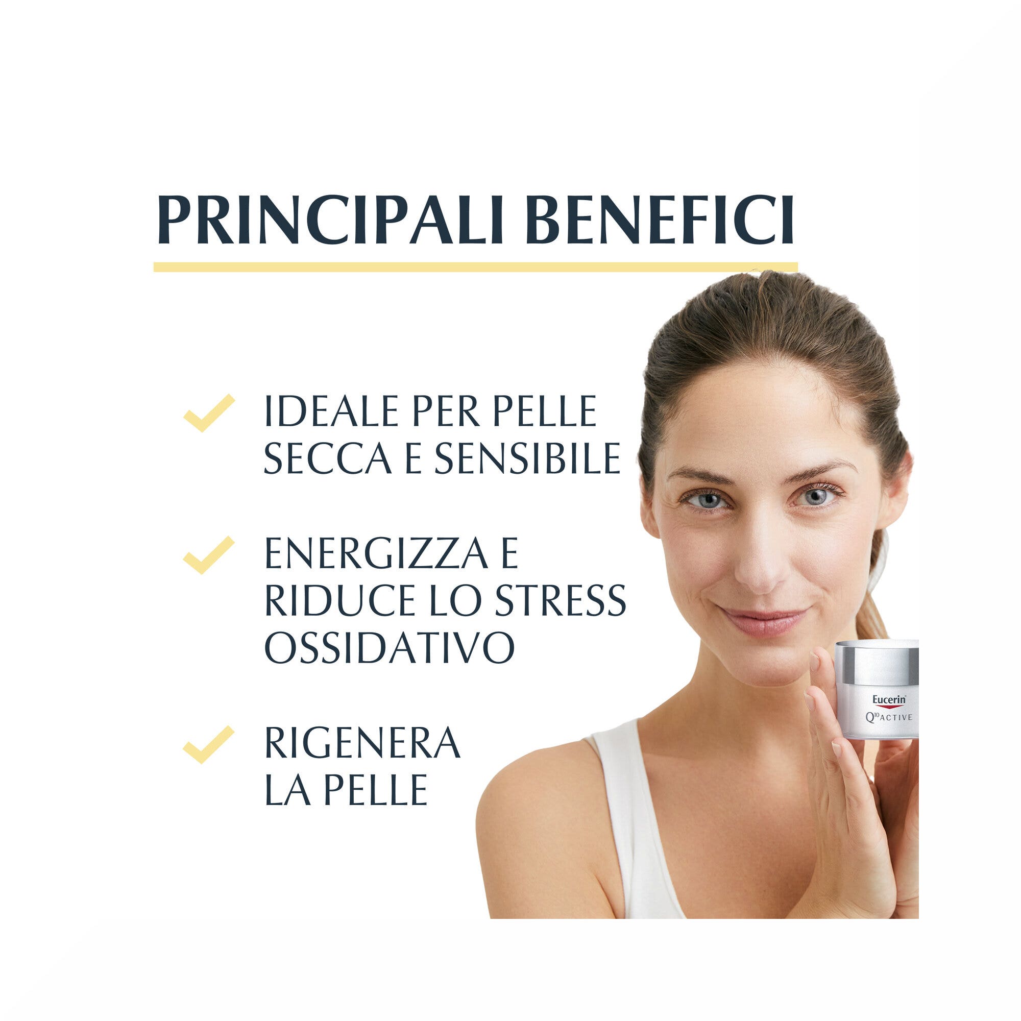 Eucerin Q10 Active crema viso giorno Antirughe Pelli Secche 50 ml-2