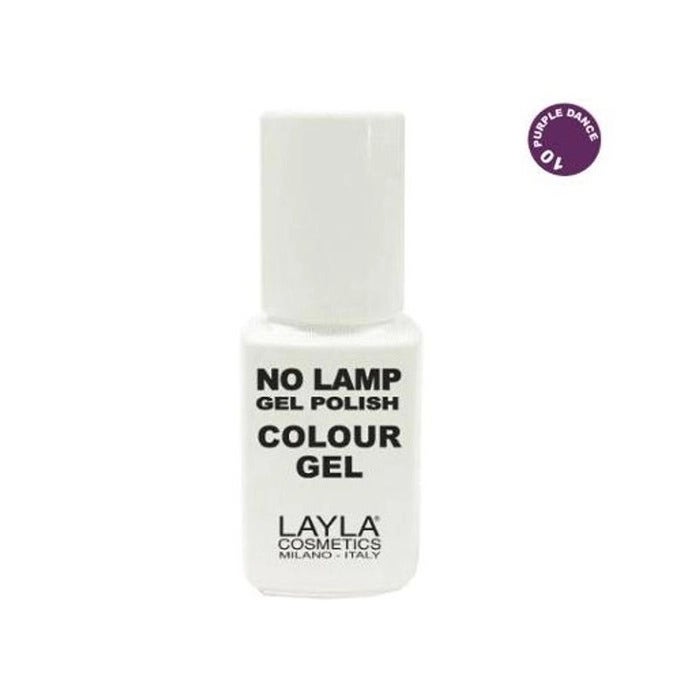 Layla No Lamp Gel Polish Colour Gel Colore n.10 Purple Dance 10ml-1