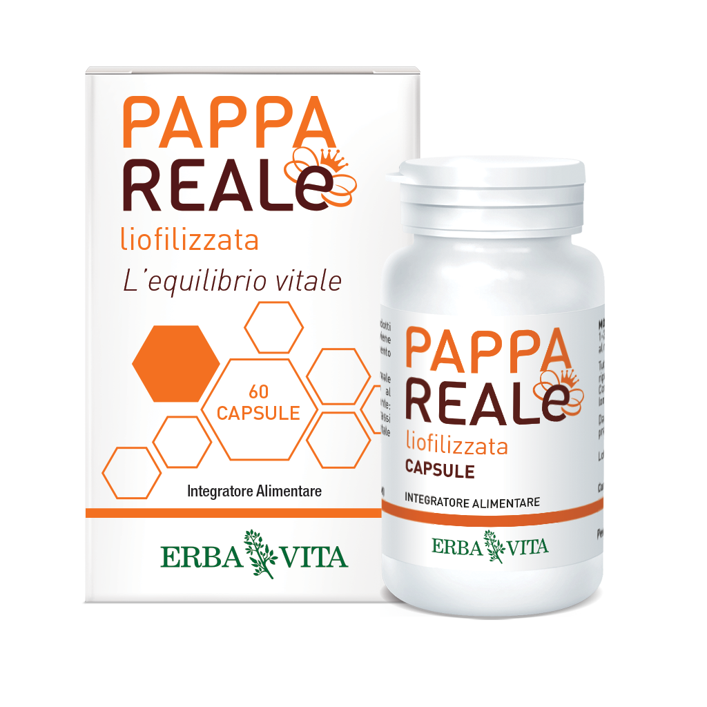 Erba Vita Pappa Reale Liofilizzata 60 Capsule  - 5