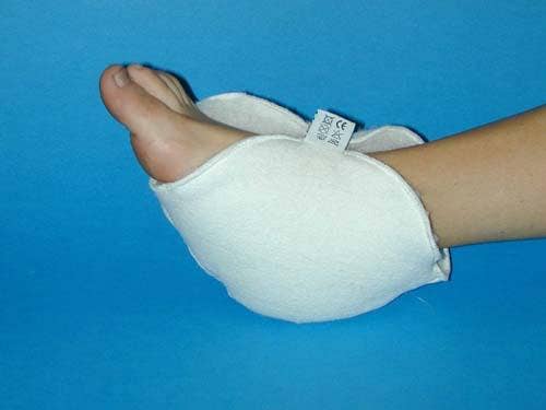 Gomitiera/ Talloniera In Vello Sintetico Per La Prevenzione Delle Piaghe Da Decubito Fissaggio in Velcro-3