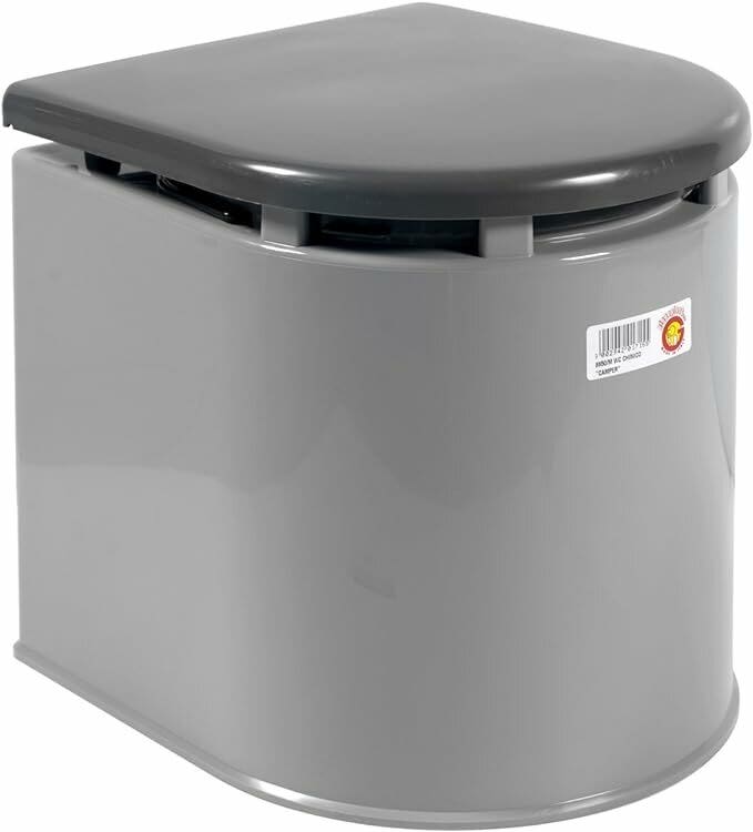 WC Chimico Camper 12 litri Grigio-1