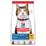 Hill's Science Plan Mature Adult 7+ Crocchette Pollo Per Gatti Sacco 300g-1
