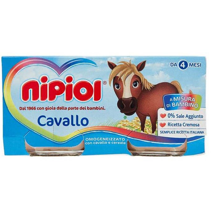 Nipiol Omogeneizzato Cavallo 2x80g 4Mesi+-2