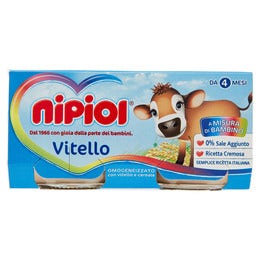 Nipiol Omogeneizzato Vitello 2x80g-2