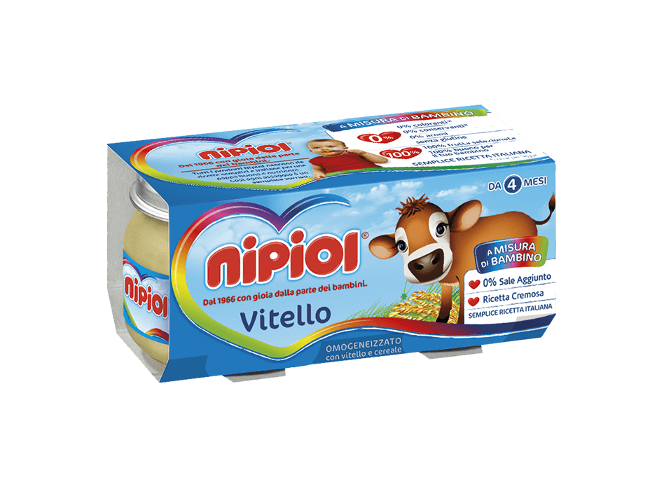 Nipiol Omogeneizzato Vitello 2x120g-1