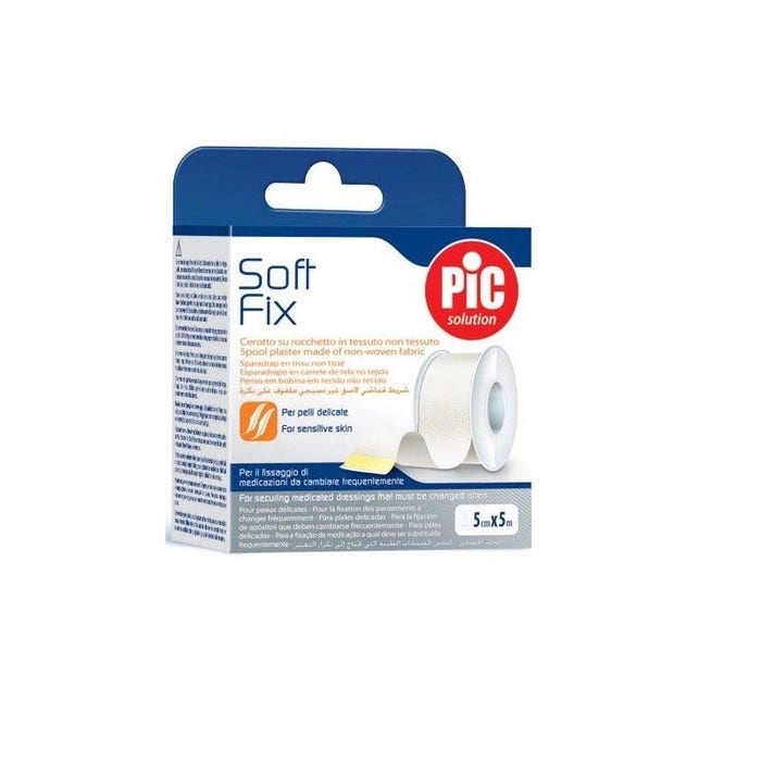 Pic Soft Fix Cerotto Rocchetto TNT 5cmx5m-3