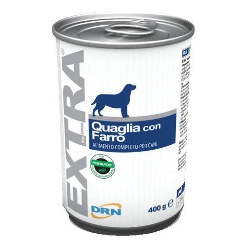 Drn Extra Quaglia E Farro Cibo Umido Cani Adulti Barattolo 400g-2