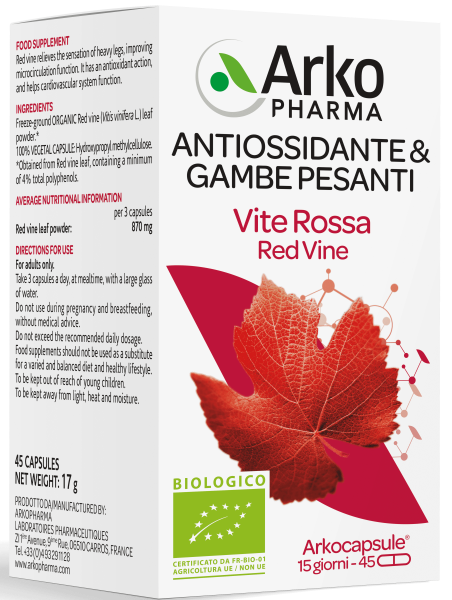 Arkopharma Vite Rossa Bio 45 Capsule