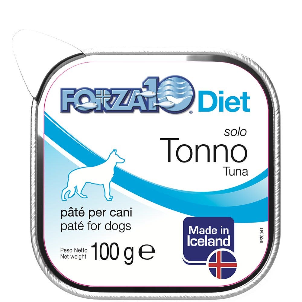 Forza10 Solo Diet Tonno Paté Per Cani Adulti Vaschetta 100g-3