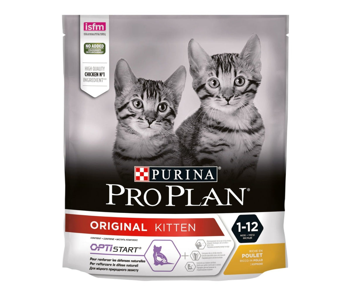Purina Pro Plan Original Kitten Gatto Crocchette In Pollo Busta 400g-1