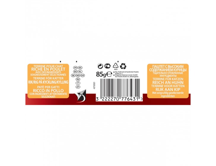 Purina Pro Plan Adult Gatto Patè Pollo Lattina 85g-18
