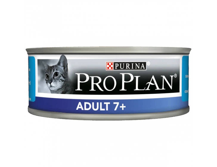 Purina Pro Plan Adult 7+ Gatto Mousse Tonno Lattina 85g-2
