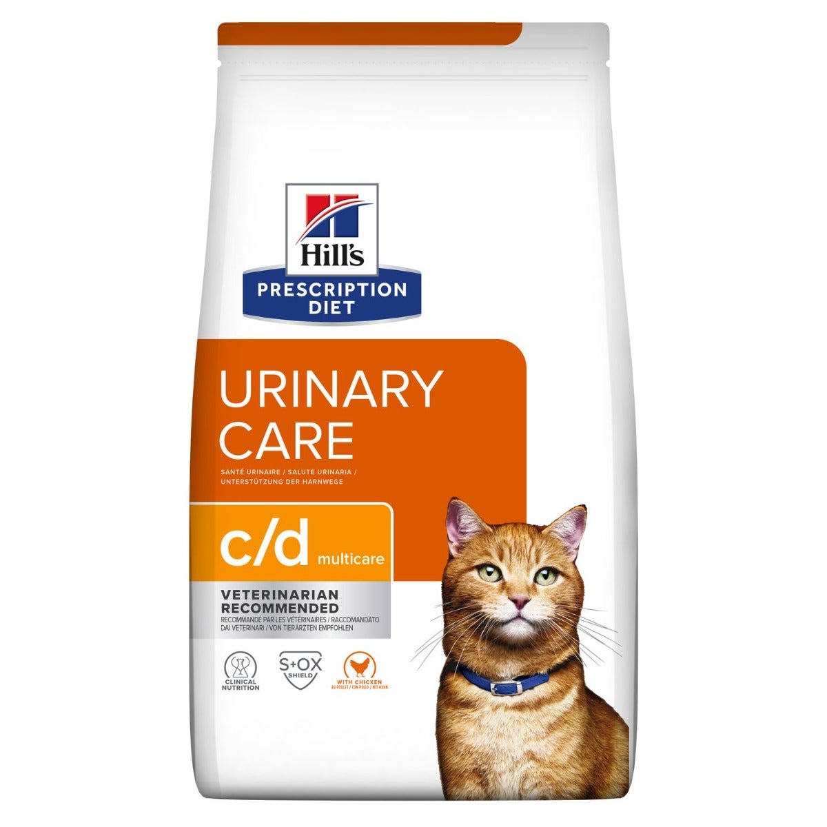 Hill's Prescription Diet C/D Multicare Crocchette Al Pollo Per Gatti Sacco 400g-0