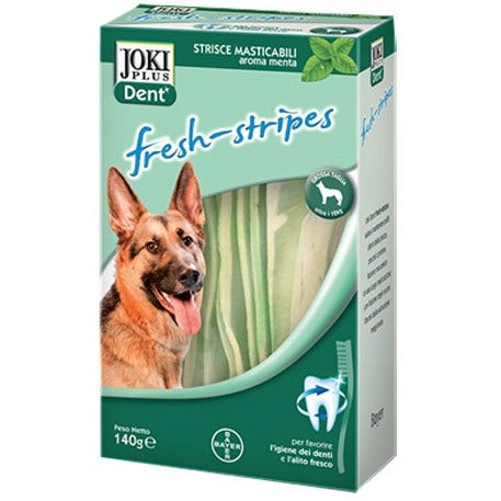 Joki Dent Fresh-Stripes Snack Igiene Dentale Cani Taglia Piccola/Media 140g-2