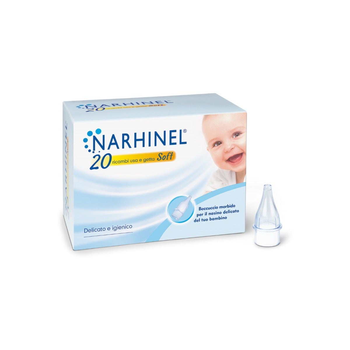 Narhinel Ricariche Usa E Getta Soft 20 Pezzi-5