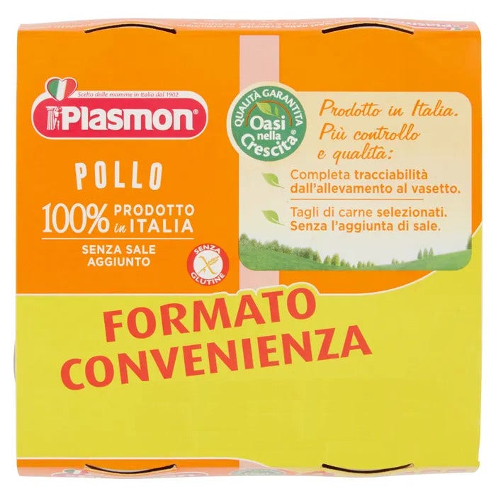 Plasmon Omogeneizzato Pollo 4x120g-1