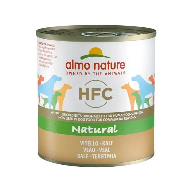 Almo Nature HFC Natural Vitello Alimento Umido Per Cani Adulti 290g-1