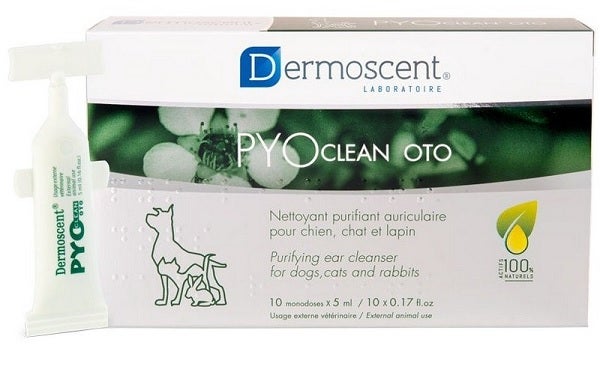 Pyo Clean Oto Monodose Detergente/Purificante Per Condotto Uditivo Cani 10 Pipette 5ml-1