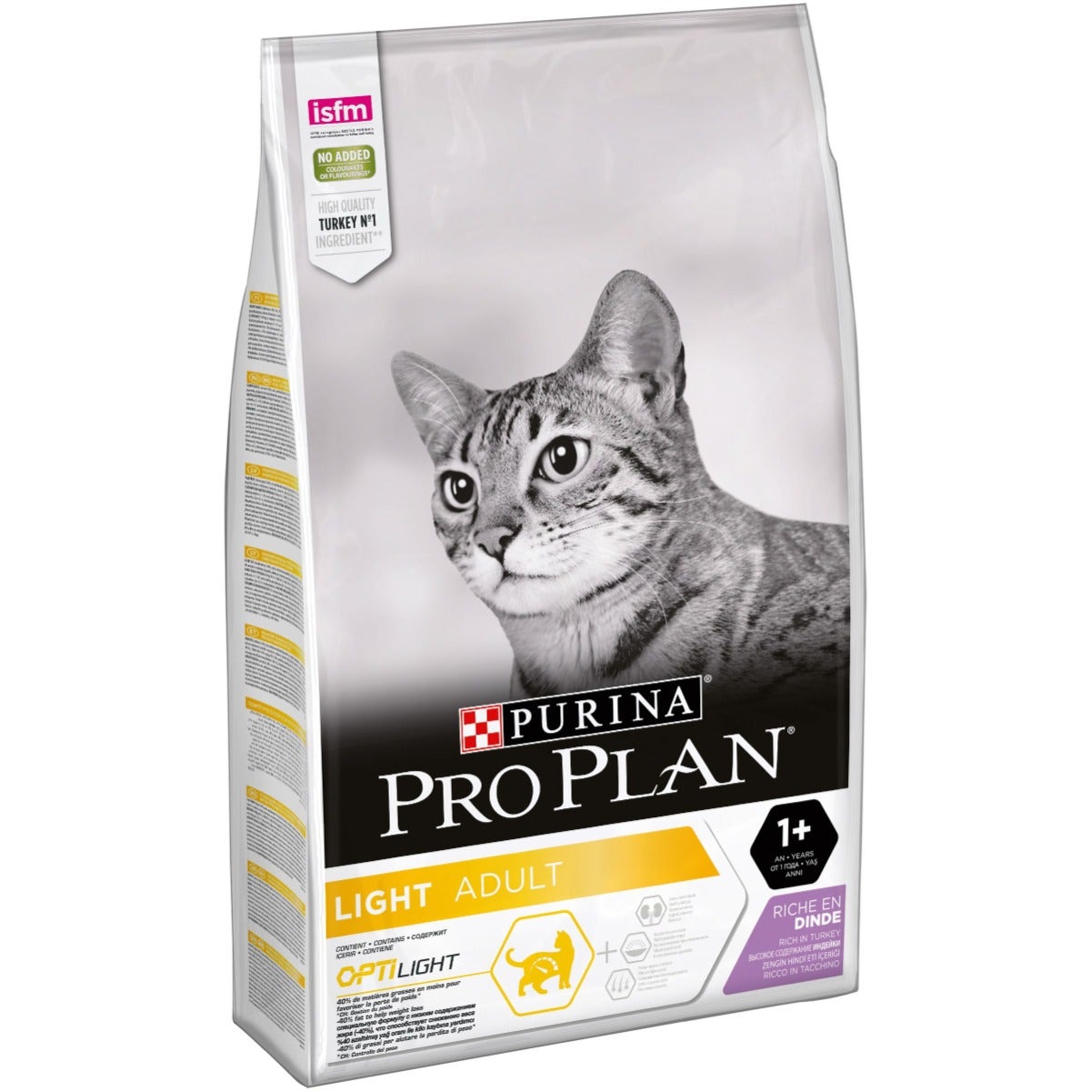 Purina Pro Plan Light Gatto Crocchette Tacchino Sacco 10kg-0