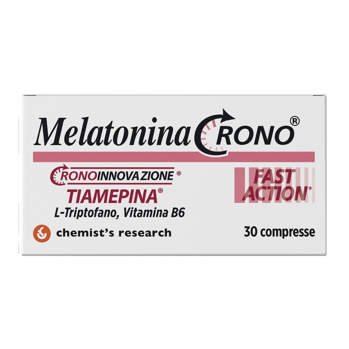 Melatonina Crono 1mg Tiamepina 30 Compresse-2