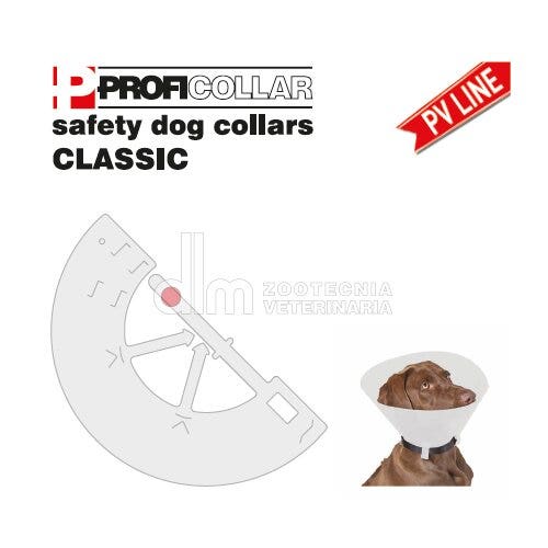 Collare Elisabetta ProfiCollar Classic Opaco Misura 35 XXXL-1