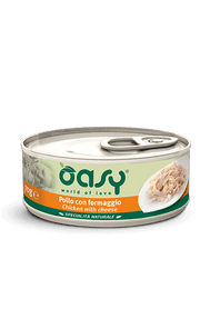 Oasy Wet Cat Pollo Con Formaggio Cibo Umido Per Gatti Adulti 70g-1