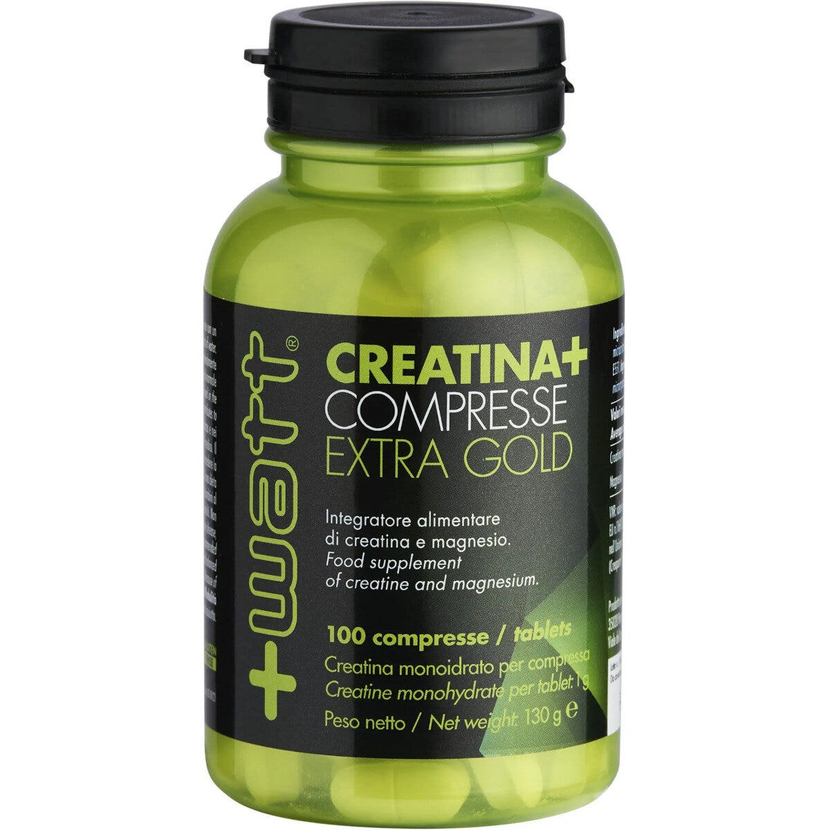 +Watt Creatina+ Extra Gold 100 Compresse-2
