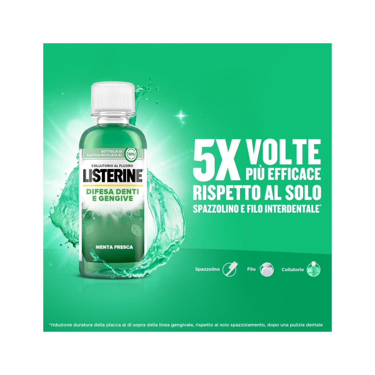Listerine Difesa Denti E Gengive Collutorio 95ml-19