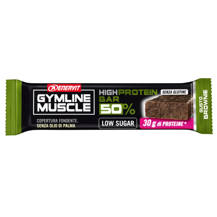 Enervit Gymline Muscle Barretta Brownie 50% 1 Pezzo-3