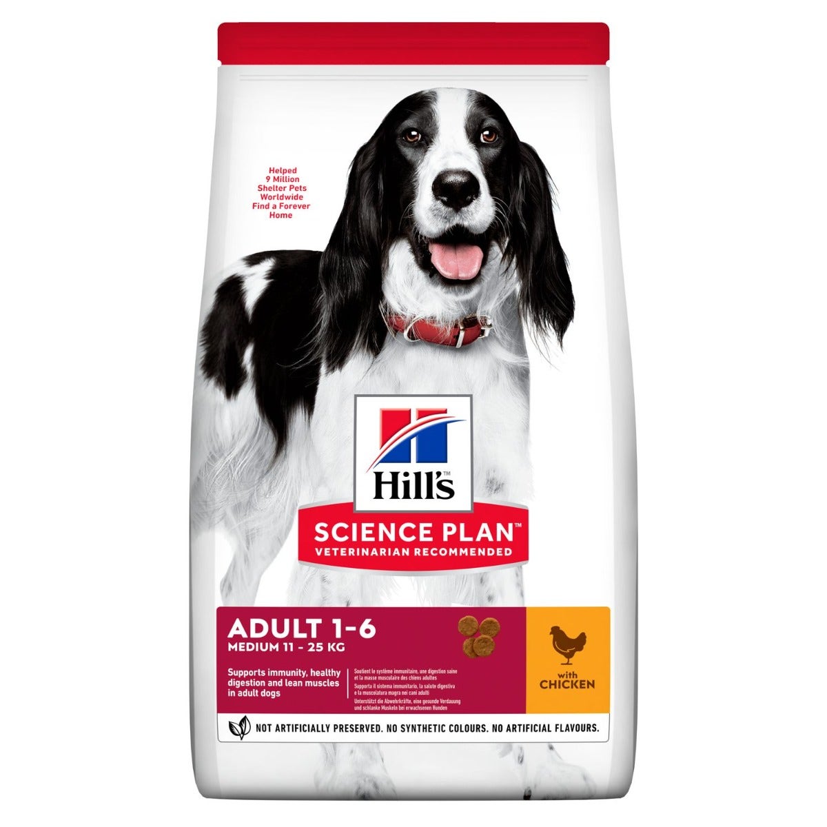 Hill's Science Plan Medium Croccantini Per Cani Adulti Con Pollo Sacco 2,5 Kg-1